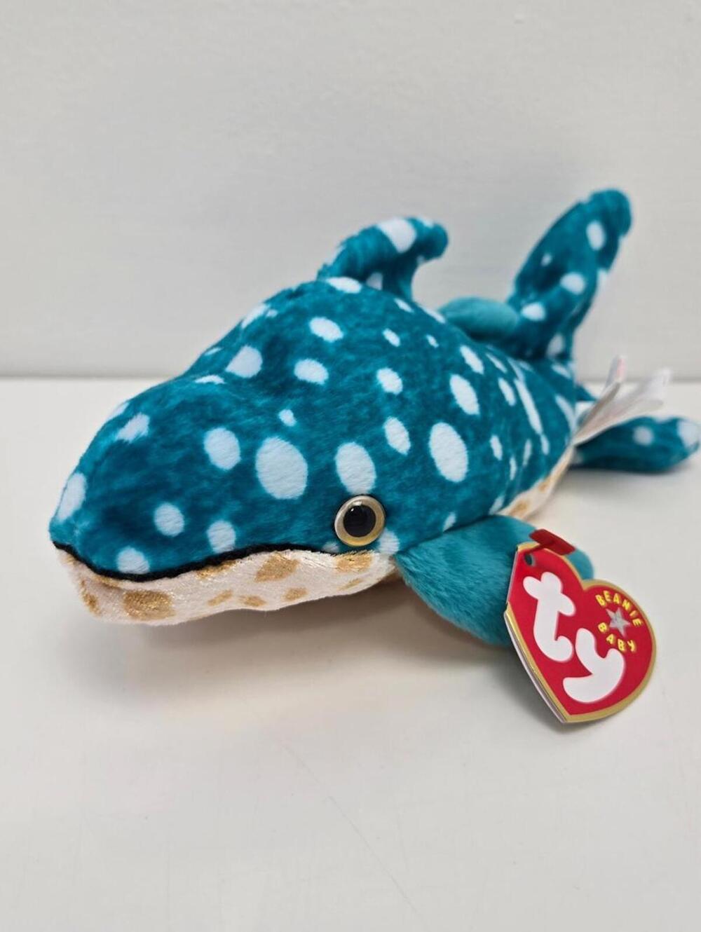 Ty Beanie Baby “Poseidon” the Whale Shark! (7 inch)